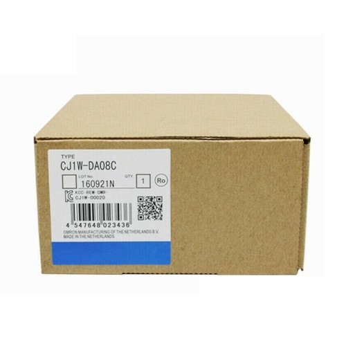 One new omron cj1w da08c - new, plc